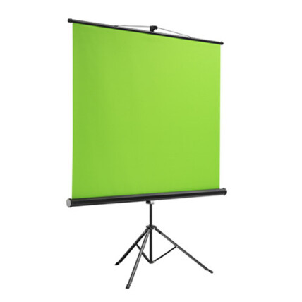 Fundo portátil de tela verde chroma 180 x 180cm com tripé