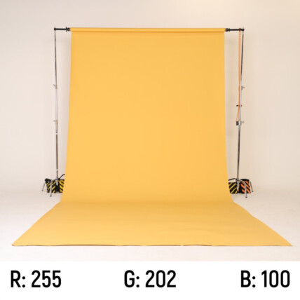 Fundo Fotográfico Papel 18 Buff Amarelo 2,70x10m